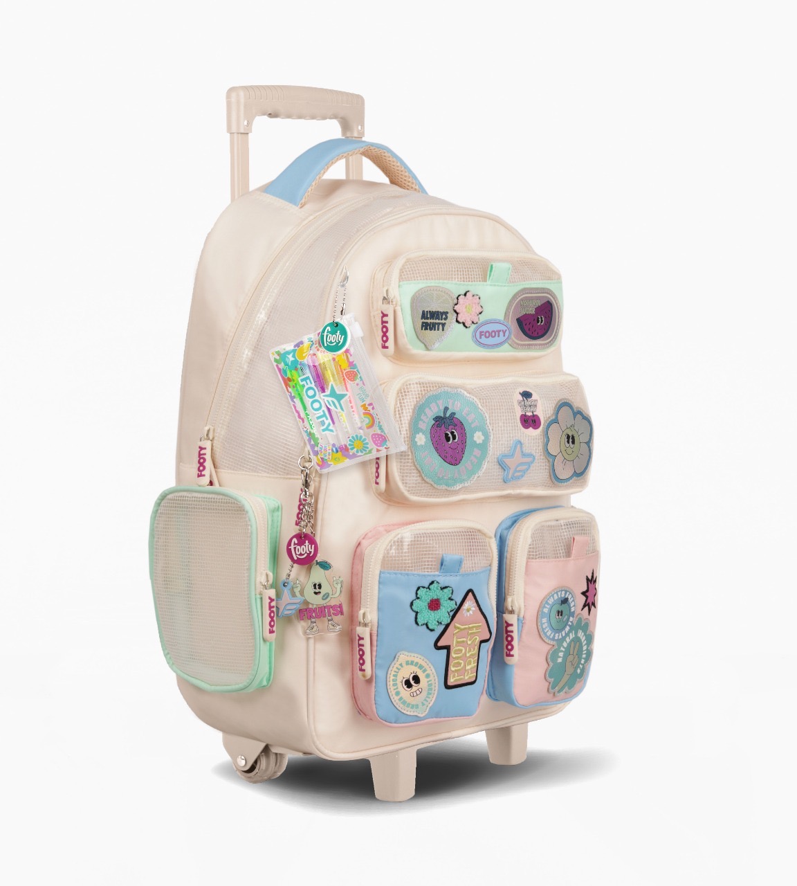 MOCHILA FOOTY CARRO 18” CRUDO