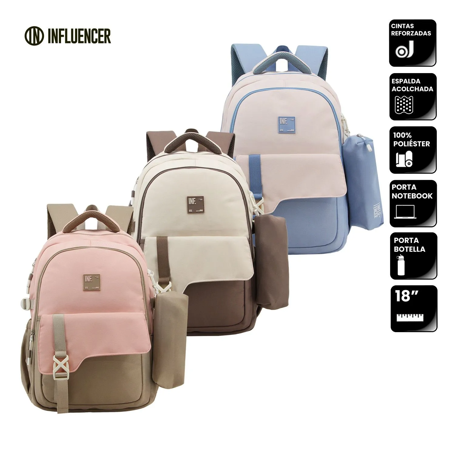 MOCHILA INFLUENCER 18”