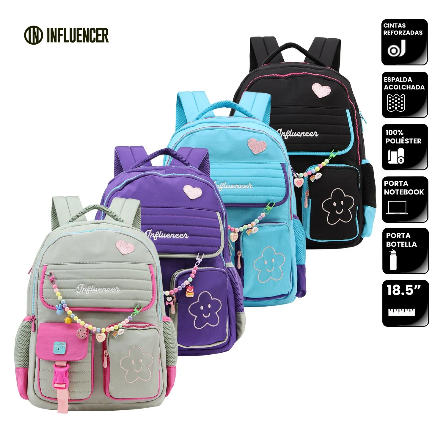 MOCHILA INFLUENCER 18,5”